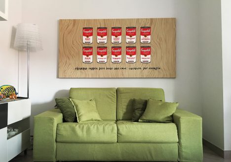 stampa tela canvas Warhol