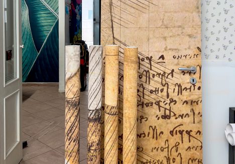 porta personalizzata leonardo da vinci