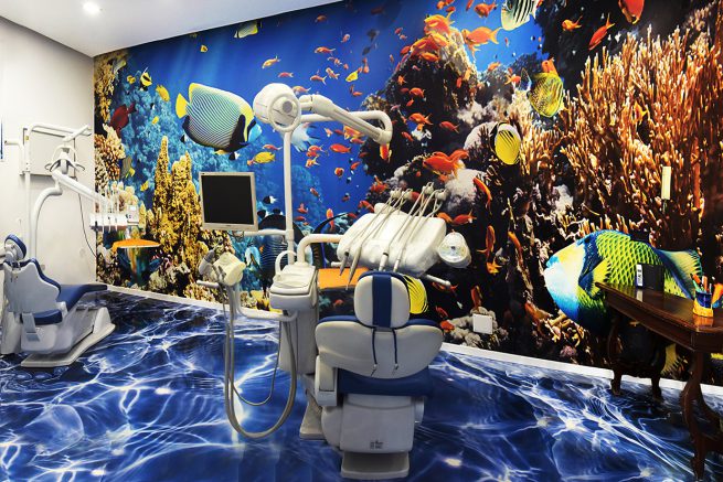 carta da parati pavimento personalizzato barriera corallina