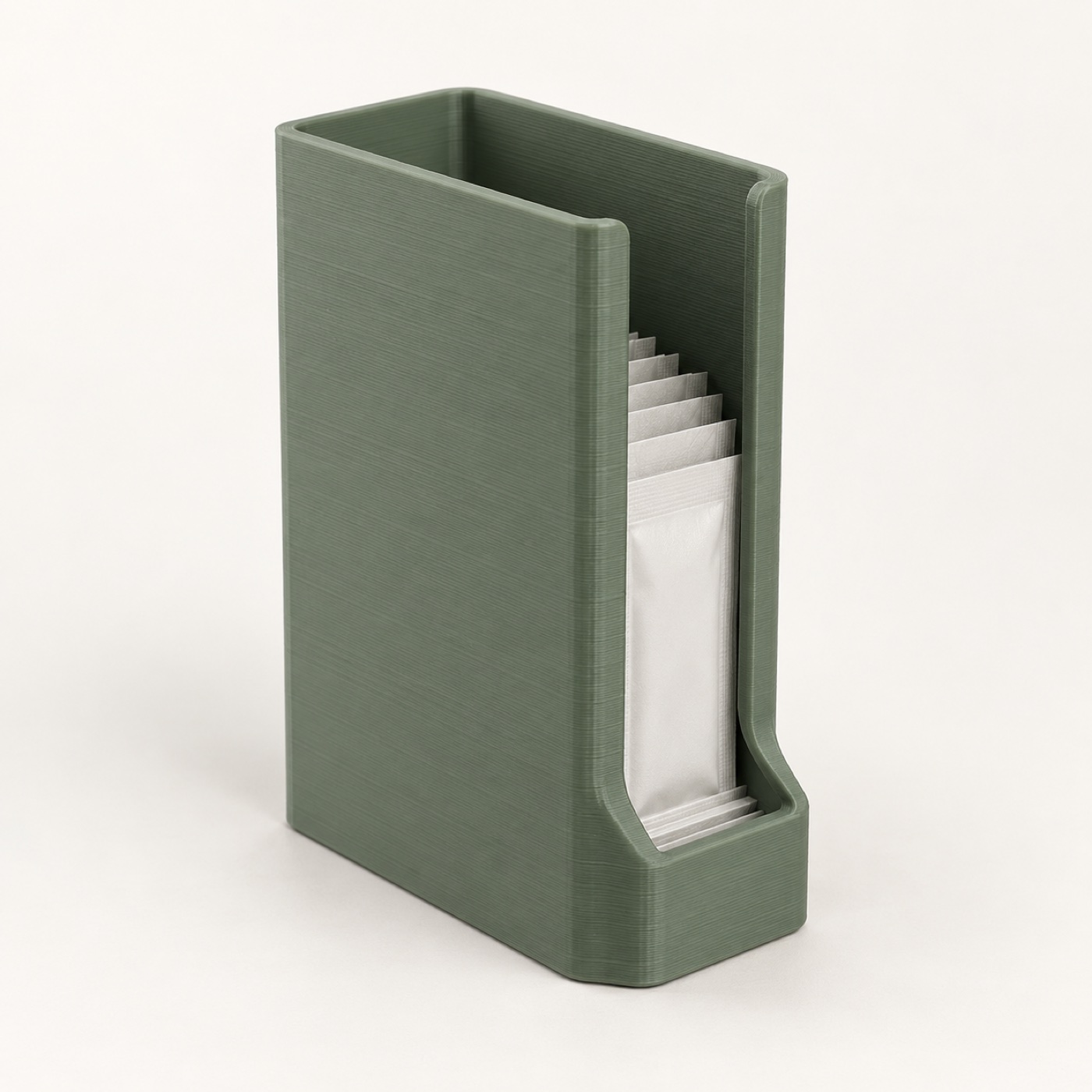 ES3D-R02-014-02-vista-prodotto Vista del prodotto 3D Organizer bustine con accesso laterale su fondo neutro.